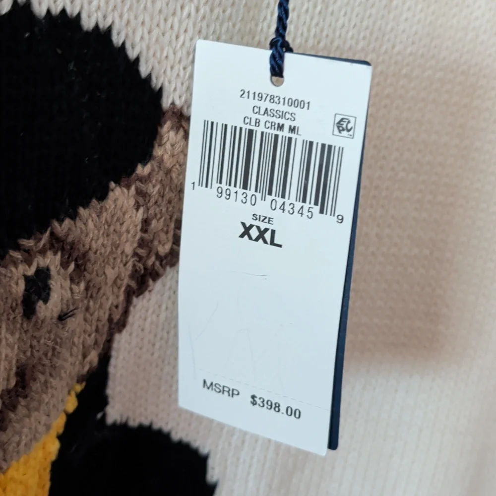 Polo Ralph Lauren Polo Bear Cotton Crewneck Sweater Preppy NEW Women's Size XXL - Picture 5 of 9